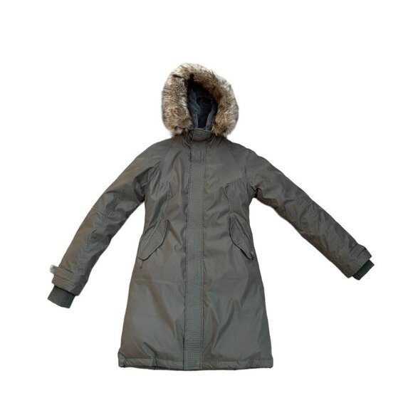 TNA Avoriaz Parka Jacket Green Small - Picture 8 of 14